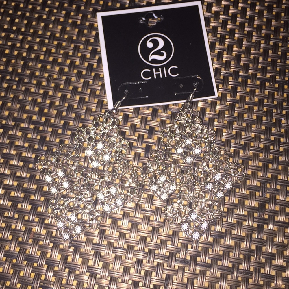 Silver earrings
